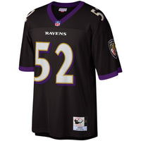 Baltimore Ravens Ray Lewis Mitchell & Ness Black Legacy Replica Jersey