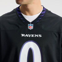 Baltimore Ravens Roquan Smith Nike Black Alternate Game Jersey