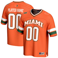 Miami Hurricanes GameDay Greats Adult Lightweight Collegiate Football NIL Pick-A-Player Fashion Jersey - Orange