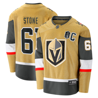Vegas Golden Knights Mark Stone Fanatics Gold 2026 Stanley Cup Final Breakaway Jersey