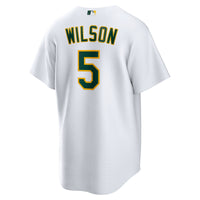 Athletics Jacob Wilson Nike White Home Replica Jersey