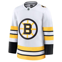 Boston Bruins Fanatics White Away Premium Jersey