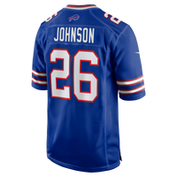 Buffalo Bills Ty Johnson Nike Royal Team Game Jersey