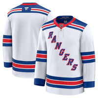 New York Rangers Fanatics White Away Premium Jersey