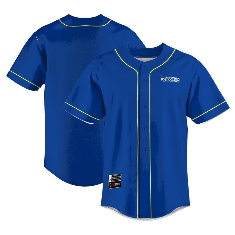 Georgia College Bobcats GameDay Greats Lightweight Baseball Jersey - Blue