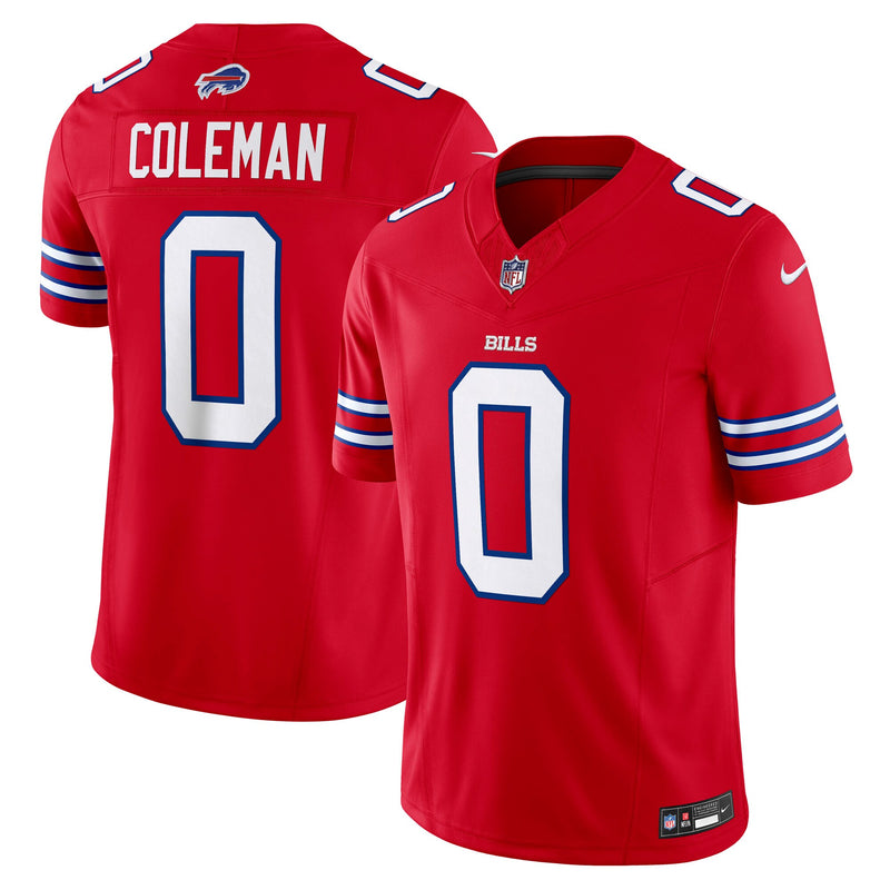 Buffalo Bills Keon Coleman Nike Red Alternate Vapor F.U.S.E. Limited Jersey