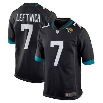 Jacksonville Jaguars Byron Leftwich Nike Black Retired Player Alternate Game Jersey