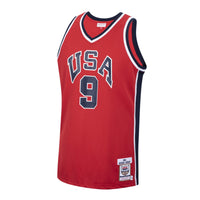 USA 1984 Michael Jordan USA Basketball Authentic Alternate Jersey By Mitchell & Ness - Red -