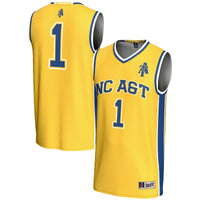 #1 North Carolina A&T Aggies GameDay Greats Lightweight Basketball Jersey - Gold