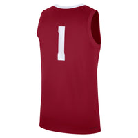 #1 Alabama Crimson Tide Nike Road Replica Jersey - Crimson