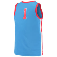 #1 Ole Miss Rebels Nike Replica Basketball Jersey - Light Blue