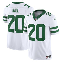 New York Jets Breece Hall Nike Legacy White Vapor F.U.S.E. Limited Jersey
