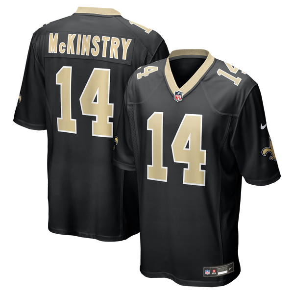 New Orleans Saints Ga'Quincy McKinstry Nike Black Player Game Jersey