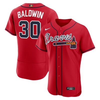 Atlanta Braves Drake Baldwin Nike Red MLB Awards Authentic Jersey