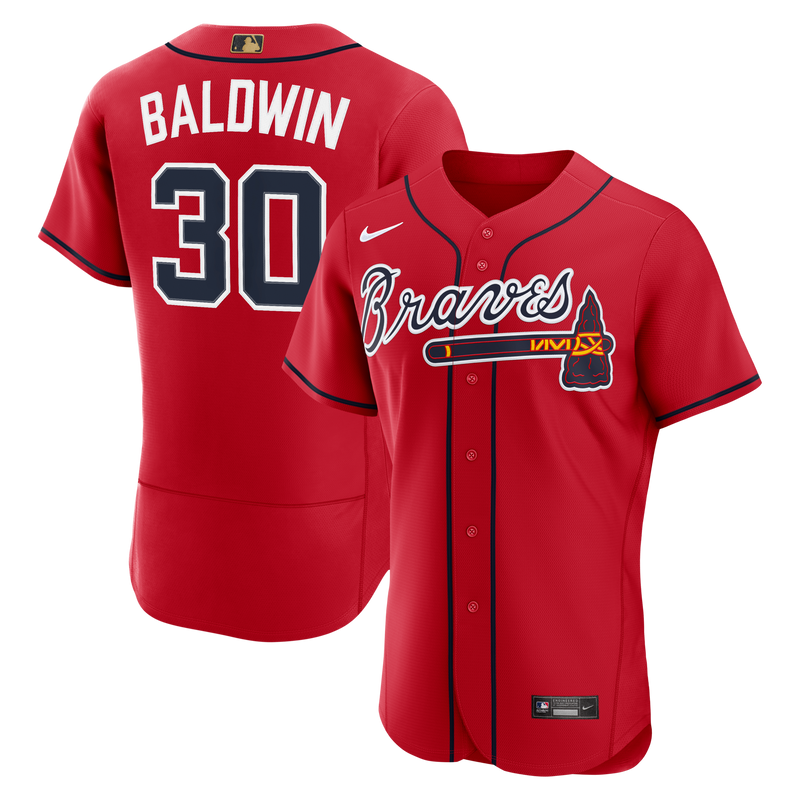 Atlanta Braves Drake Baldwin Nike Red MLB Awards Authentic Jersey