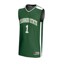 #1 Colorado State Rams GameDay Greats Lightweight Collegiate Basketball Fashion Jersey - Green