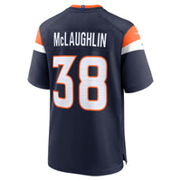 Denver Broncos Jaleel McLaughlin Nike Navy Alternate Game Jersey