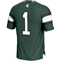 #1 Michigan State Spartans GameDay Greats Endzone Football Jersey - Green
