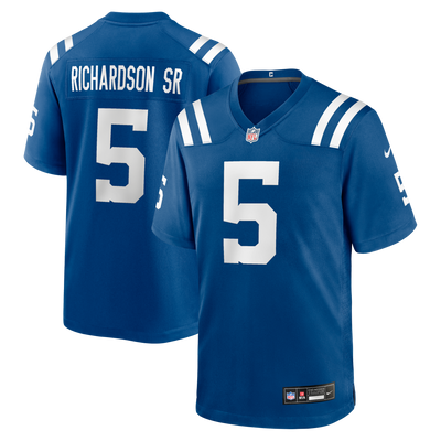 Indianapolis Colts Anthony Richardson Sr. Nike Royal Team Game Jersey