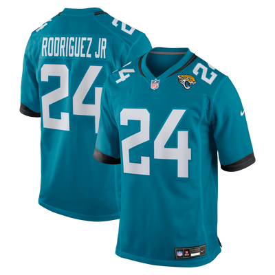 Jacksonville Jaguars Chris Rodriguez Jr. Nike Teal Team Game Jersey