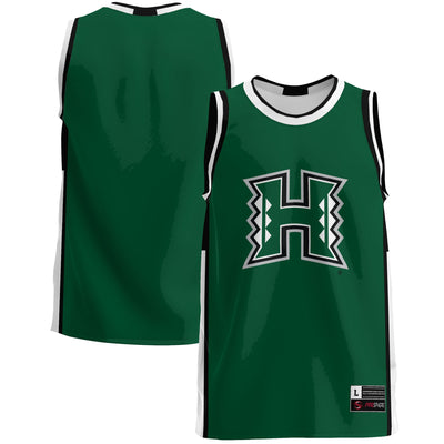 Hawaii Rainbow Warriors GameDay Greats Lightweight Basketball Jersey - Green