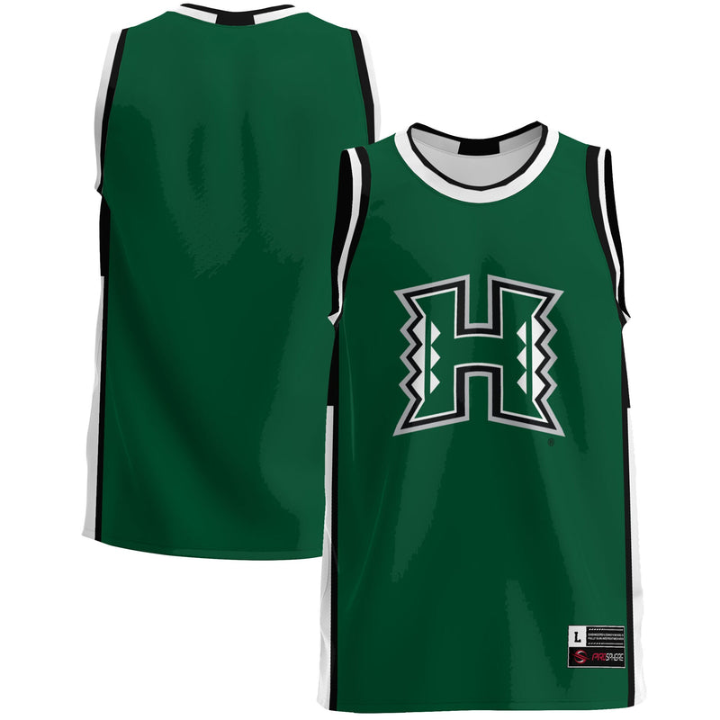 Hawaii Rainbow Warriors GameDay Greats Lightweight Basketball Jersey - Green