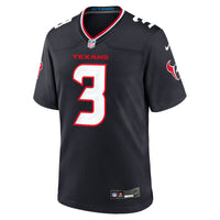 Houston Texans Tank Dell Nike Navy Game Jersey