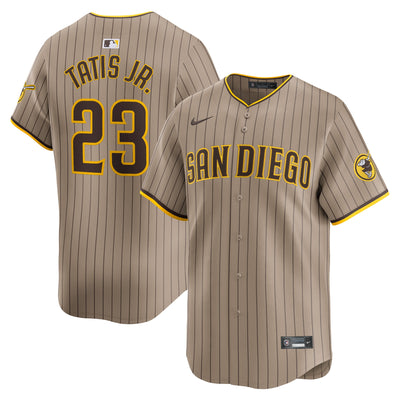 San Diego Padres Fernando Tatis Jr. Nike Tan Alternate Limited Player Jersey
