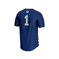 #1 Georgetown Hoyas GameDay Greats Lightweight Soccer Fashion Jersey - Navy