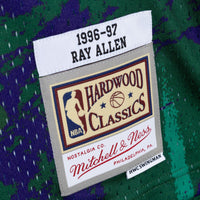Milwaukee Bucks Mitchell & Ness Ray Allen 1996 Team Marble Swingman Jersey - Green