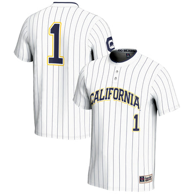 #1 Cal Bears GameDay Greats Lightweight Softball Jersey - White