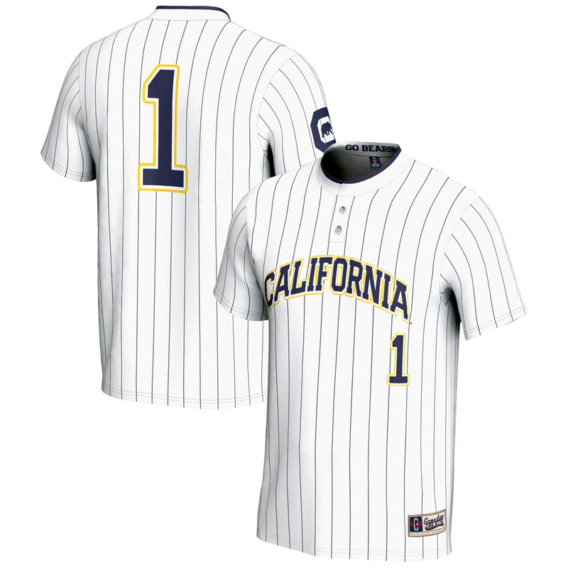 #1 Cal Bears GameDay Greats Lightweight Softball Jersey - White
