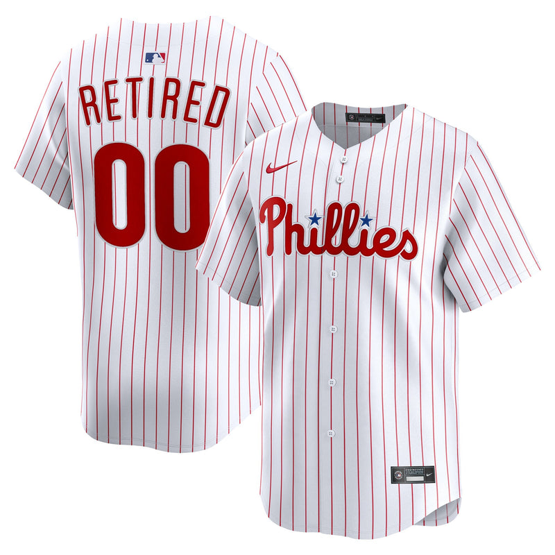 Philadelphia Phillies Nike White Home Limited Pick-A-Player Retired Roster Jersey