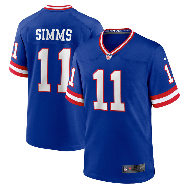 New York Giants Phil Simms Nike Royal Retired Player Alternate Game Jersey