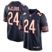 Chicago Bears Nick McCloud Nike Navy Team Game Jersey