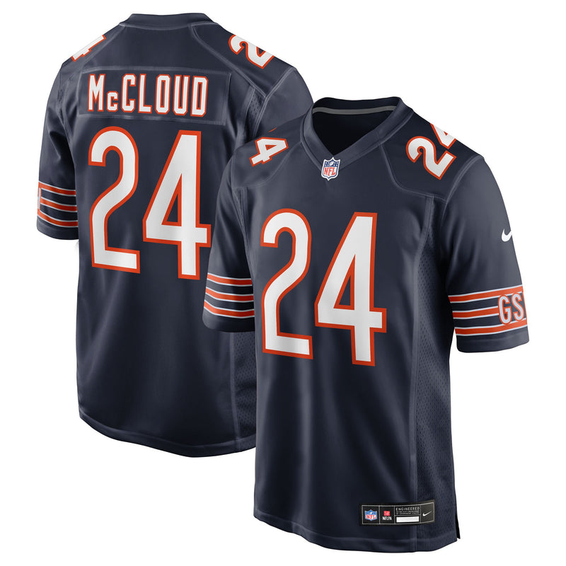 Chicago Bears Nick McCloud Nike Navy Team Game Jersey