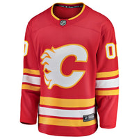 Calgary Flames Fanatics Red Home Breakaway Custom Jersey