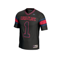 #1 Florida Atlantic Owls GameDay Greats Lightweight Football Jersey - Black