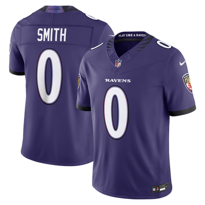 Baltimore Ravens Roquan Smith Nike Purple Team Vapor F.U.S.E. Stitched Limited Jersey