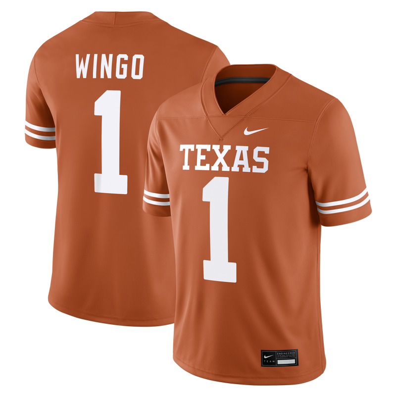 Ryan Wingo Texas Longhorns Nike Game Football Jersey - Texas Orange