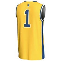 #1 North Carolina A&T Aggies GameDay Greats Lightweight Basketball Jersey - Gold