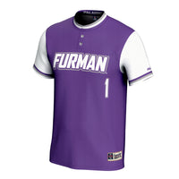 Furman Paladins GameDay Greats Lightweight Collegiate Softball Fashion Jersey - Purple