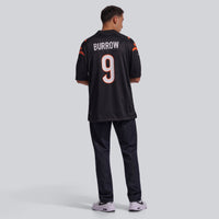 Cincinnati Bengals Joe Burrow Nike Black Player Game Jersey