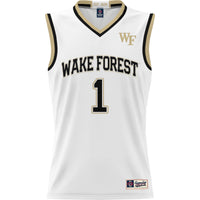 #1 Wake Forest Demon Deacons GameDay Greats Lightweight Basketball Jersey - White