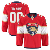 Florida Panthers Fanatics Red Home Authentic Pro Custom Jersey