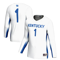 #1 Kentucky Wildcats GameDay Greats Lightweight Volleyball Jersey - White