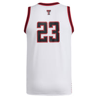 #23 Texas Tech Red Raiders adidas Replica Swingman Jersey - White