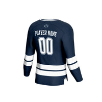Penn State Nittany Lions GameDay Greats NIL Pick-A-Player Ice Hockey Lightweight Fashion Jersey - Navy