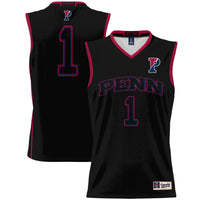 #1 Pennsylvania Quakers GameDay Greats Lightweight Basketball Jersey - Black
