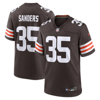 Cleveland Browns Raheim Sanders Nike Brown Team Game Jersey
